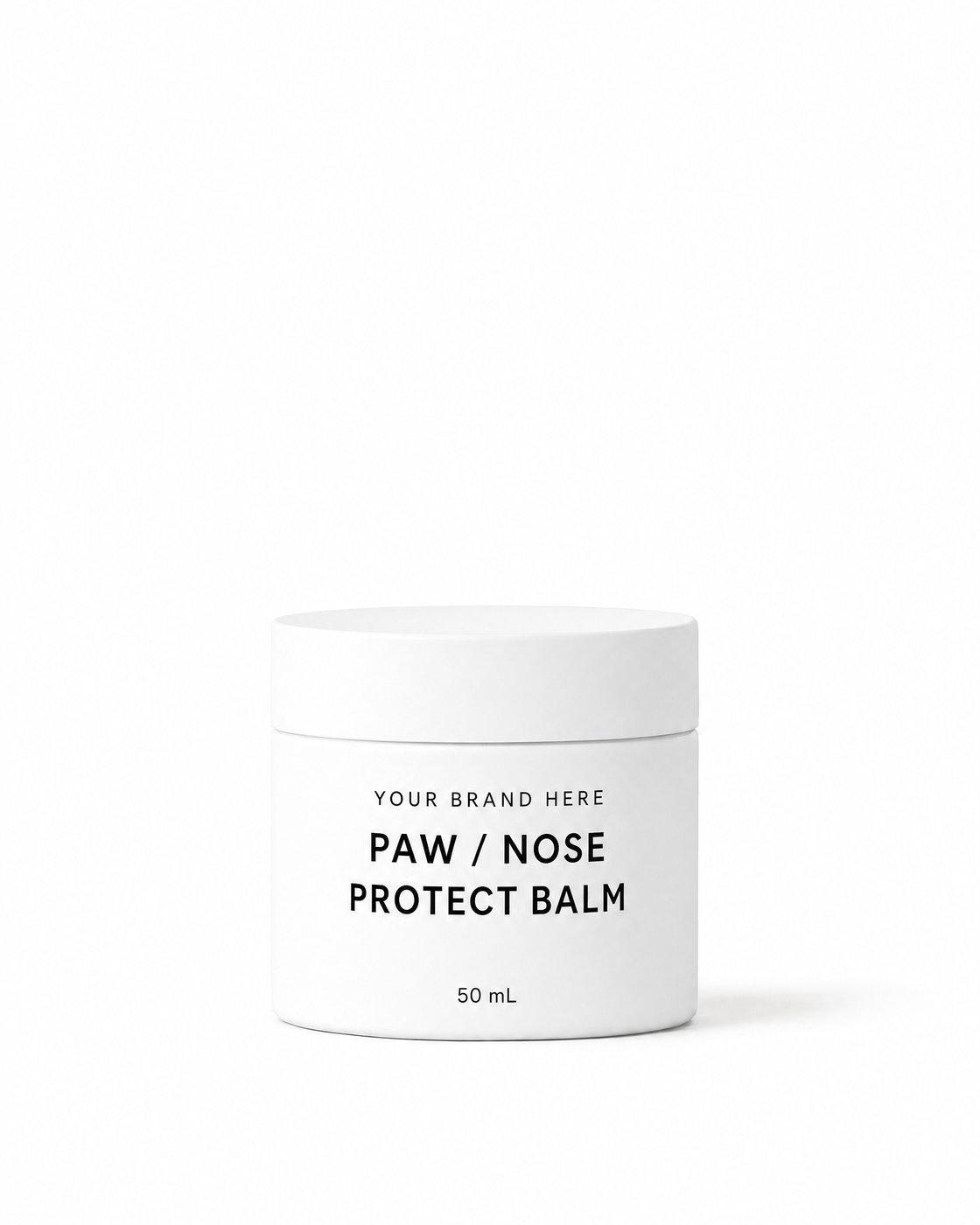 Paw/Nose protect balm (jar) | 50 ml — white label