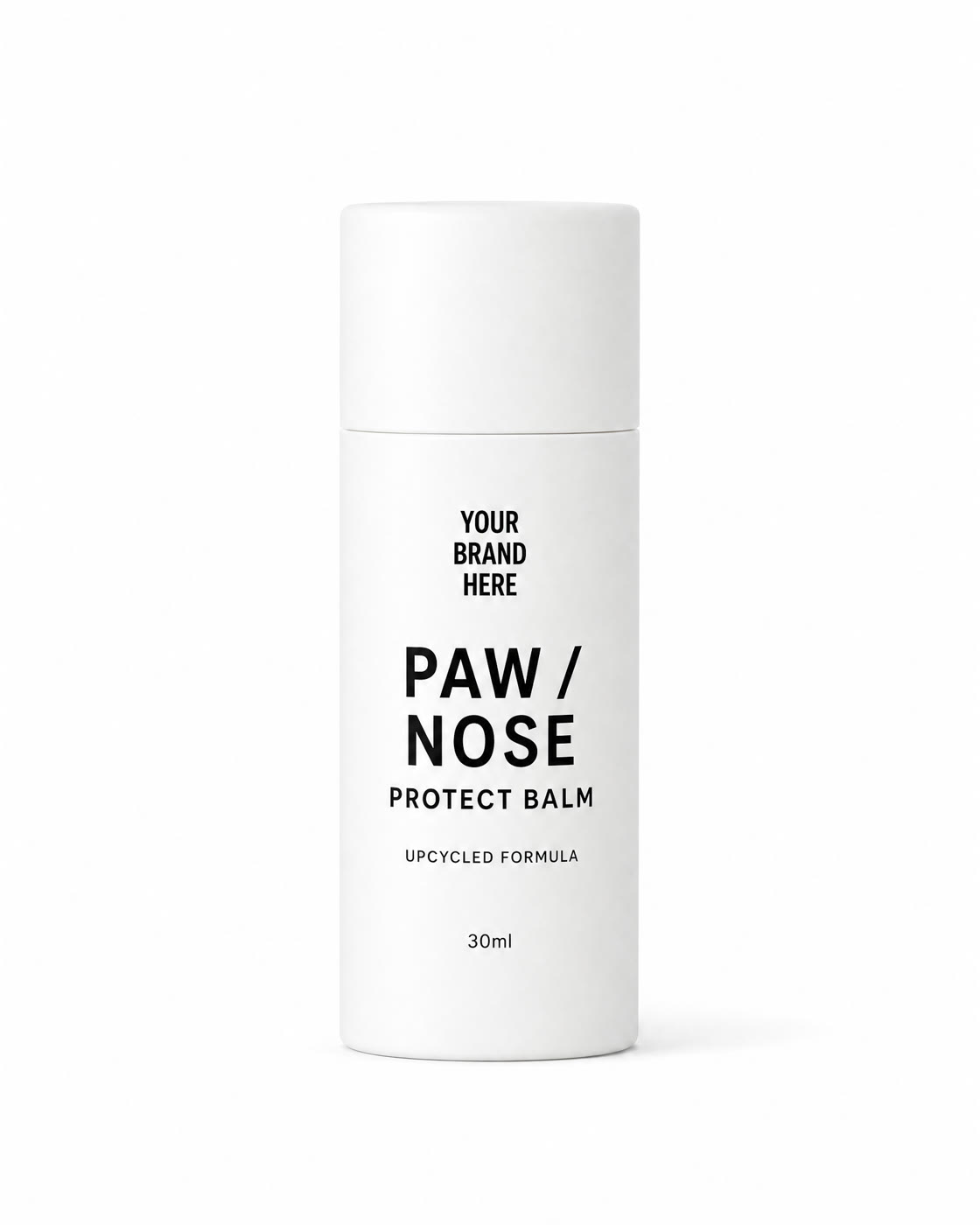 Paw/Nose stick with Upcycled ingredients I 30 ml — white label